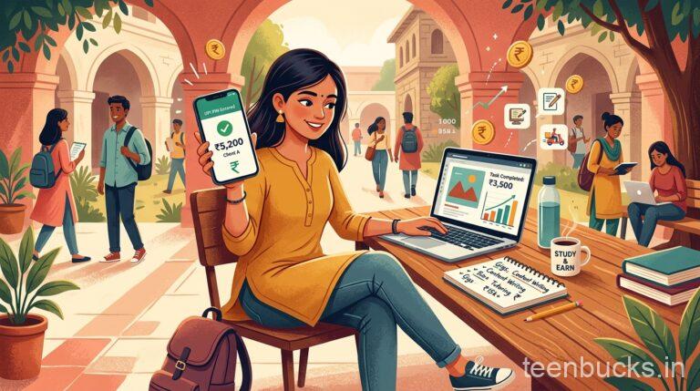 How to Earn ₹15,000/Month as a College Student in India (Without Coding) — 2026 Guide