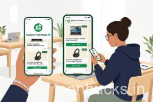 Telegram deals bot for Indian students earning money through affiliate marketing